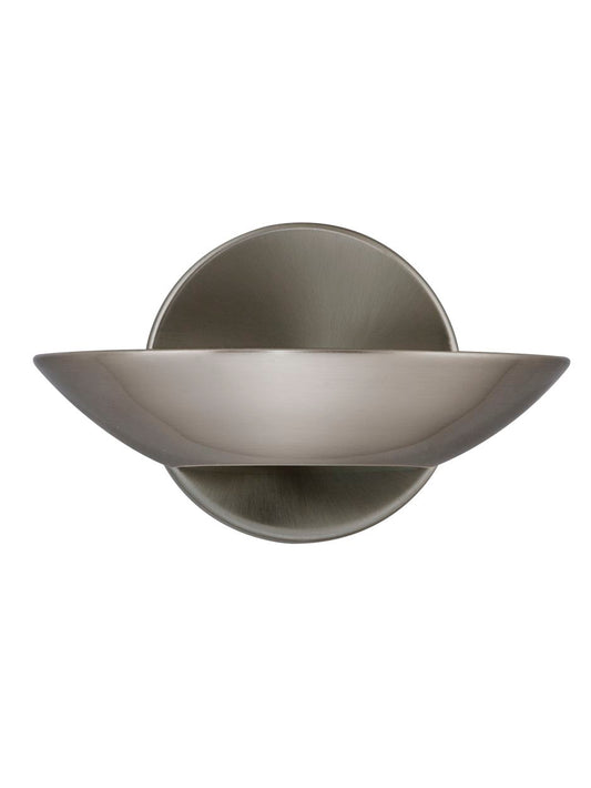Searchlight Sardina Uplight Wandlamp Satin Zilver Metaal