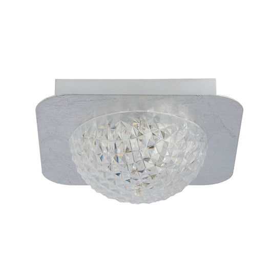Searchlight Celestia Flush Zilver Metaal & Acryl