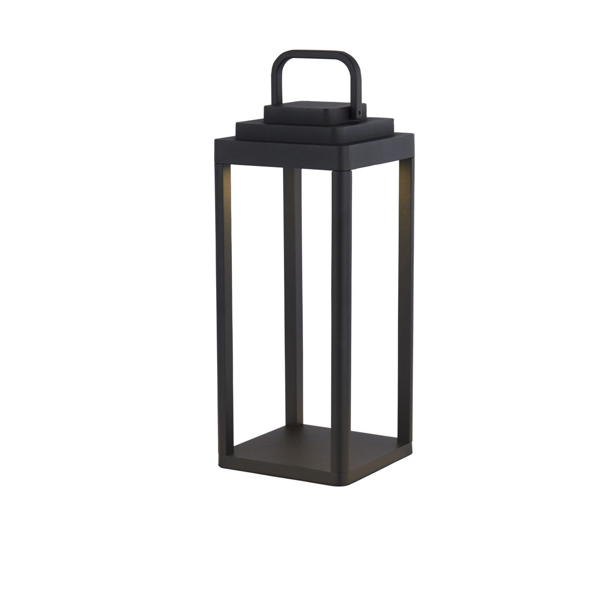 Searchlight Portobello Buiten Tafellamp Zwart Metaal