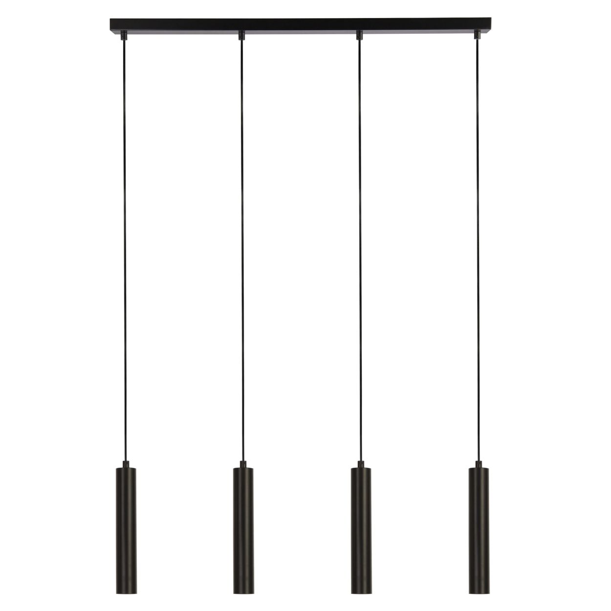 Searchlight Dulwich 4Lt Bar Hanglamp Zwart Metaal