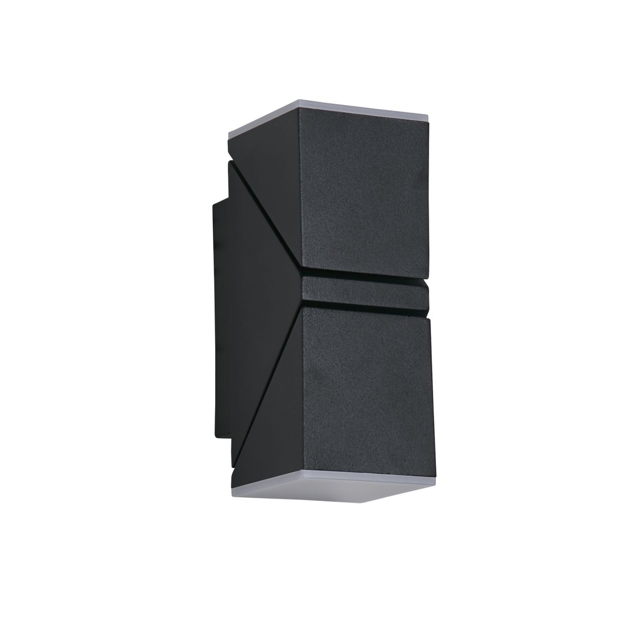 Searchlight Montana LED Buiten Wandlamp, Zwart