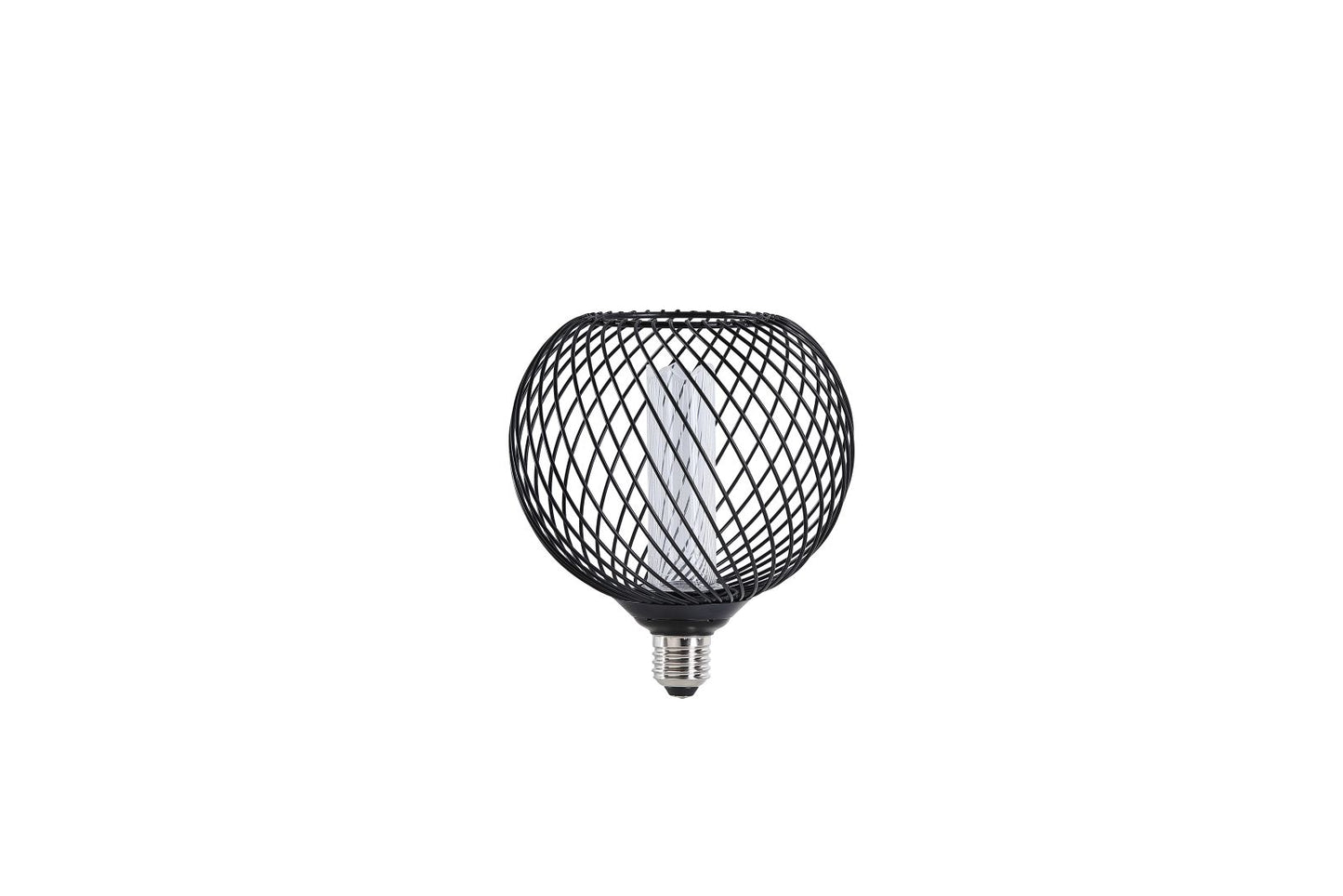 Searchlight RN Metaal cage RN BMC125152T Zwart color 4.5W Dimbaar
