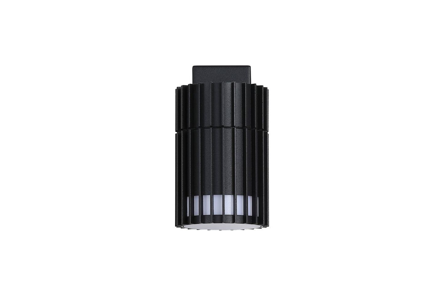 Searchlight Detroit Buiten Wandlamp, Zwart Metaal