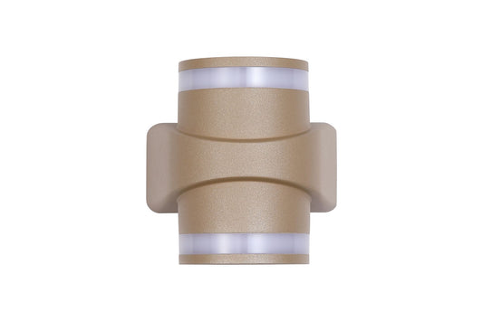 Searchlight Grip LED Buiten Wandlamp, Goud