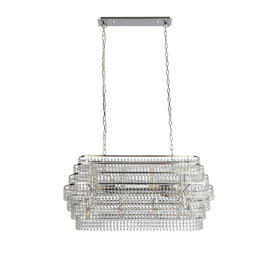 Searchlight Rene 12Lt Ceiling Hanglamp Chroom & Kristal