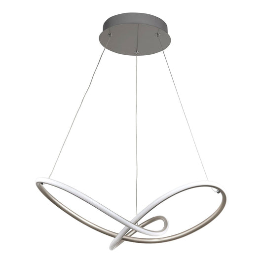 Searchlight Magic Hanglamp Satin Zilver Metaal