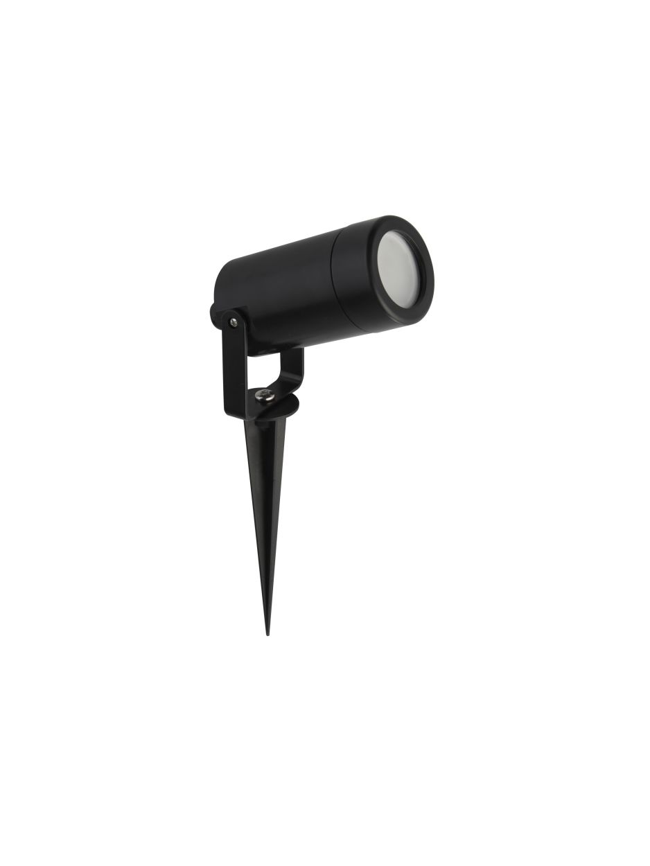 Searchlight Spikey Buiten Coastal Spot Zwart Polycarbonate