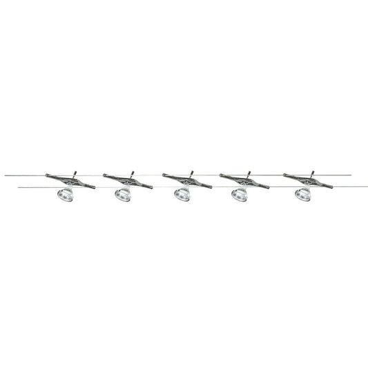 Searchlight Cable & Spot 5Lt LED Kit Chroom Metaal