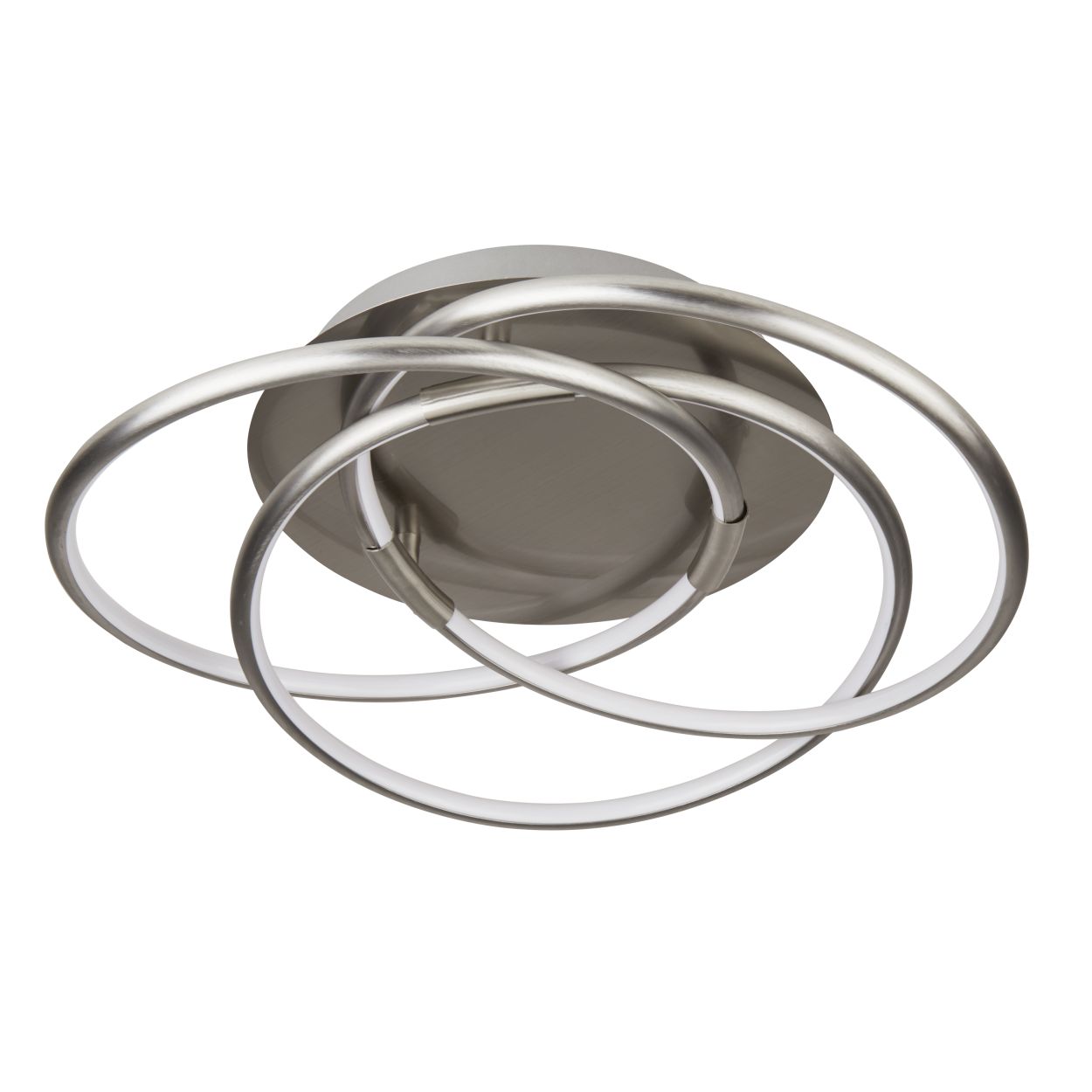 Searchlight Magic LED Flush Satin Zilver