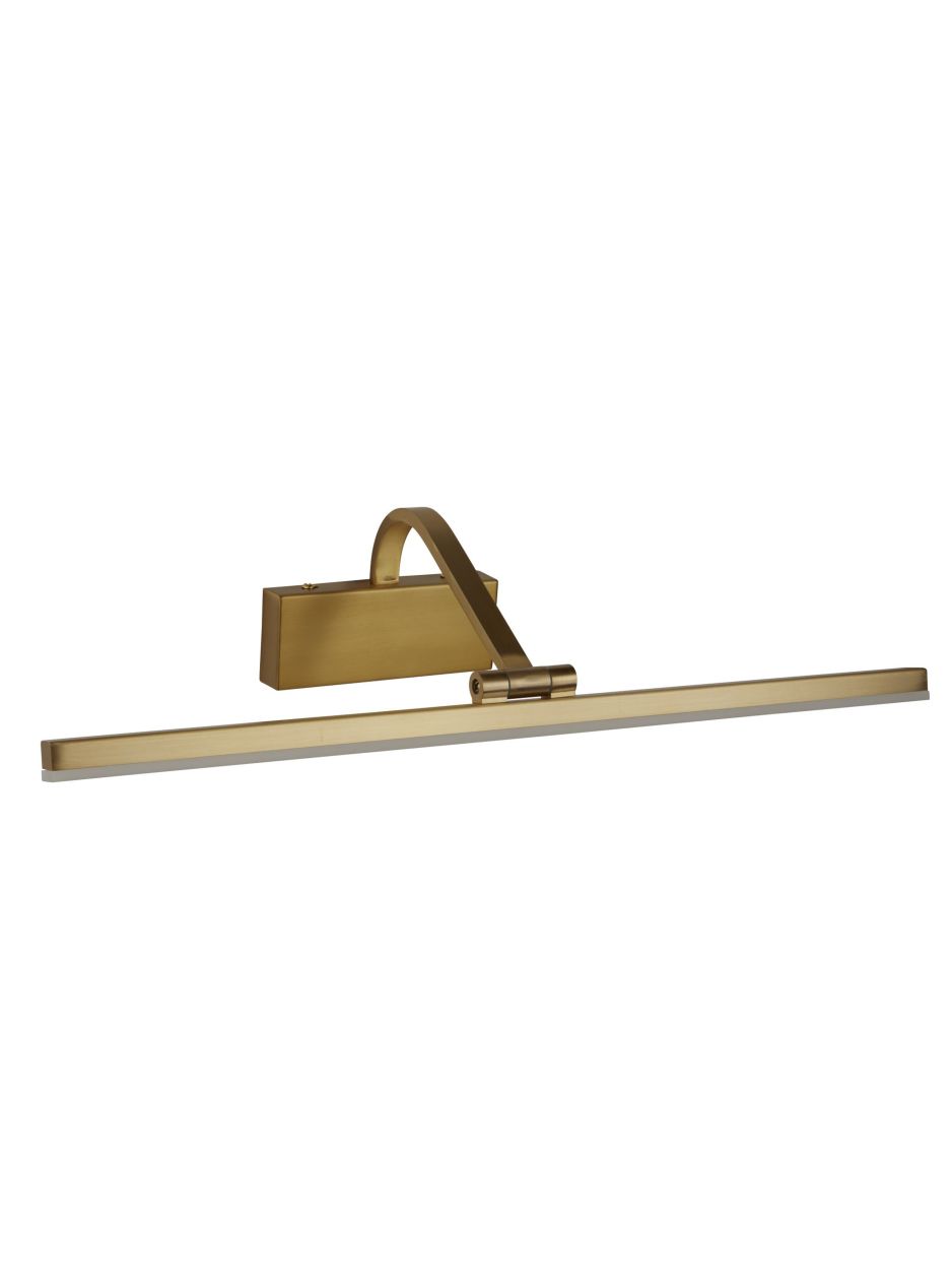 Searchlight Bilbao Picture Light Satin Messing Metaal
