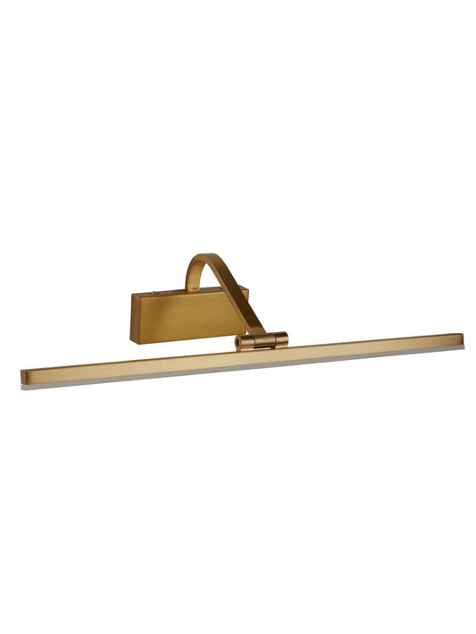 Searchlight Bilbao Picture Light Satin Messing Metaal