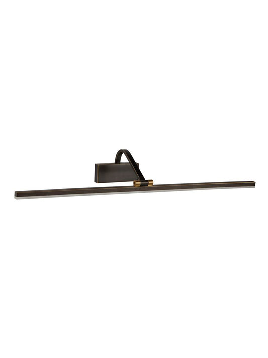 Searchlight Bilbao Picture Light Zwart & Brushed Goud Metaal