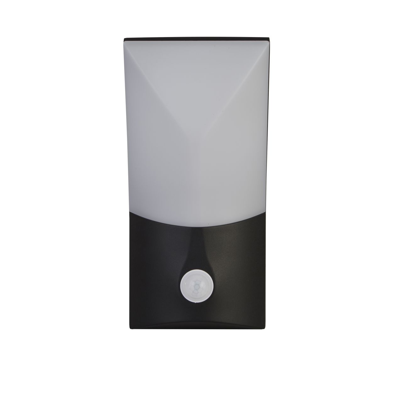Searchlight Copenhagen Wandlamp Zwart Metaal & Opal Polycarbonate