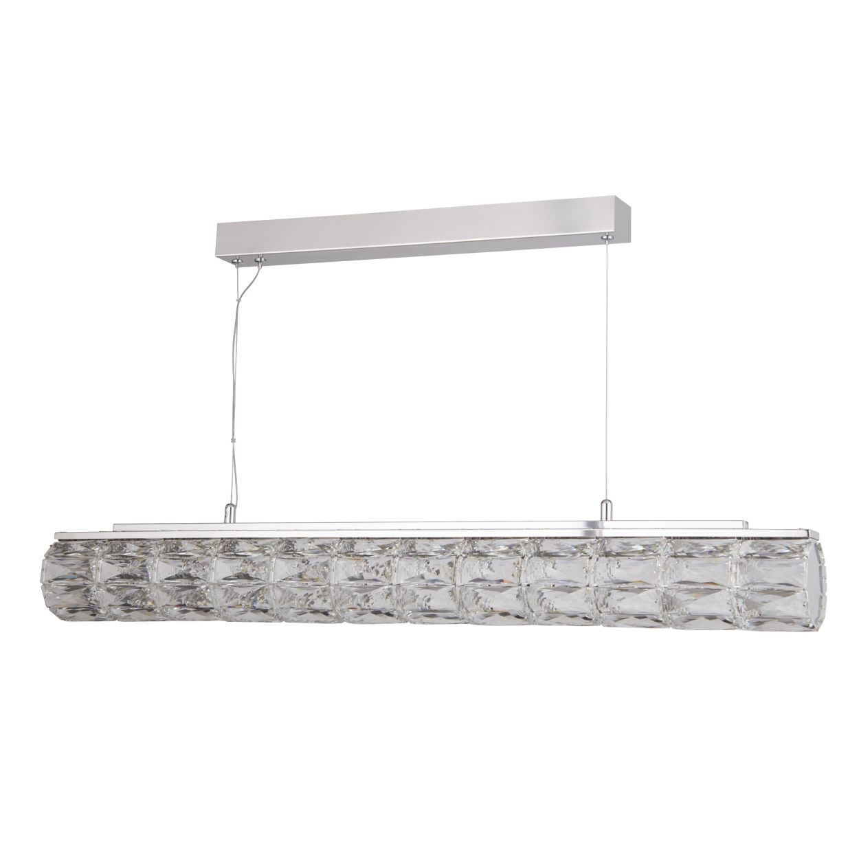 Searchlight Remy LED Hanglamp Chroom & Helder Kristal Trim