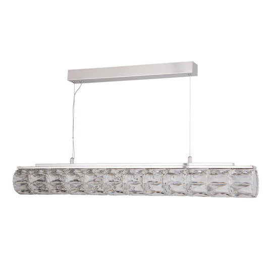 Searchlight Remy LED Hanglamp Chroom & Helder Kristal Trim
