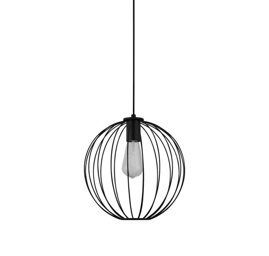 Searchlight Rondo Hanglamp Zwart Metaal