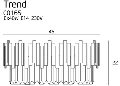 Maxlight C0165 Plafondlamp Trend 45Cm