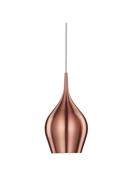 Searchlight Vibrant Pendant  - Metallic Pink Metal