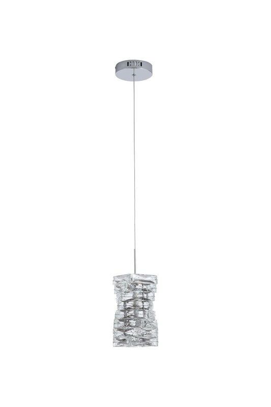 Searchlight Modena LED Hanglamp, Chroom and Helder Kristal