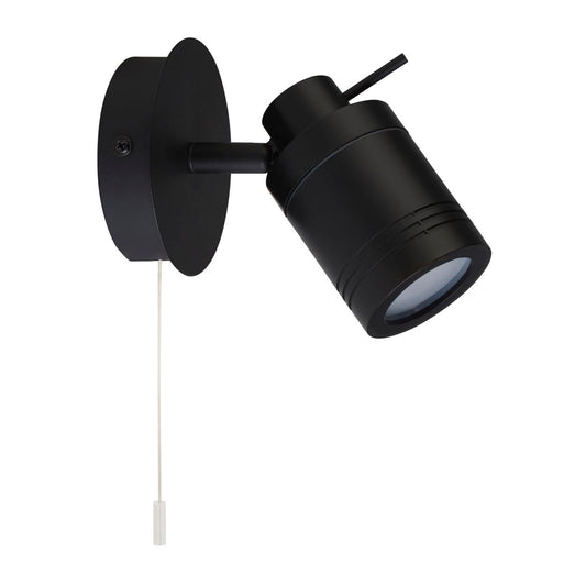 Searchlight Samson Spot Zwart Metaal