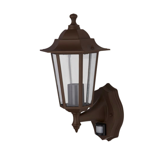 Searchlight Alex Buiten Wandlamp Rust Bruin Metaal & Glas