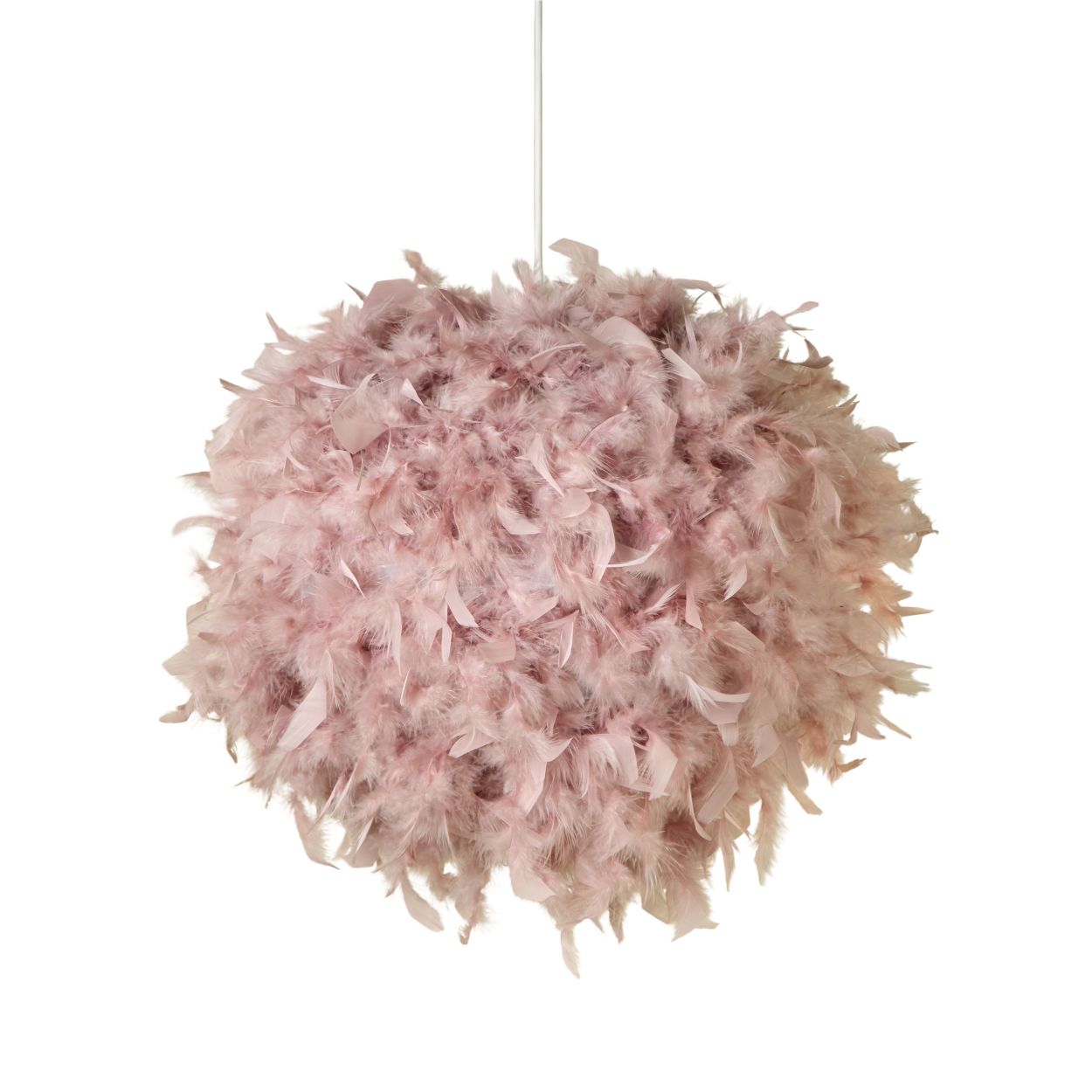 Searchlight Kate Feather Roze Non Elec Lampenkap (Lampenkap Only)