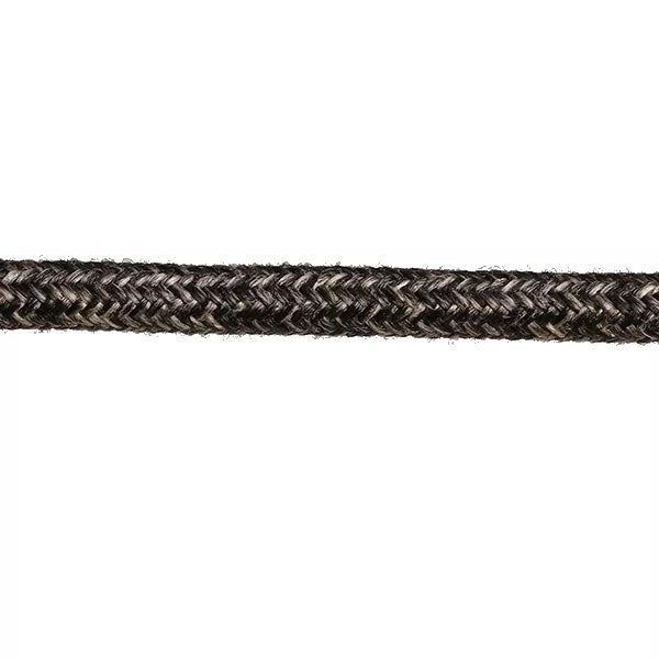 Stofkabel Linnen Donkergrijs per meter