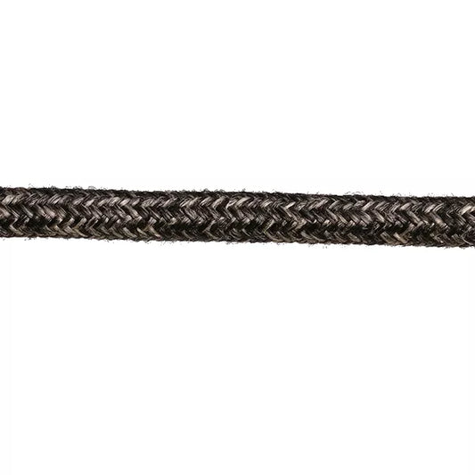 Stofkabel Linnen Donkergrijs per meter
