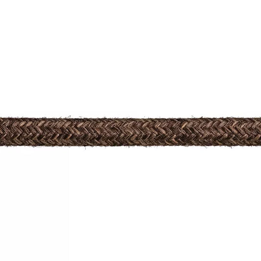 Stofkabel Linnen Bruin per meter