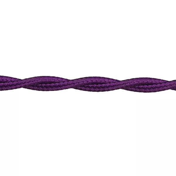Stofkabel Gedraaid Violet per meter