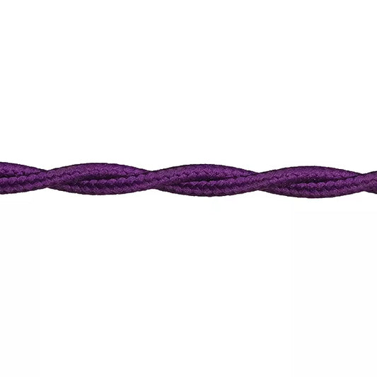 Stofkabel Gedraaid Violet per meter