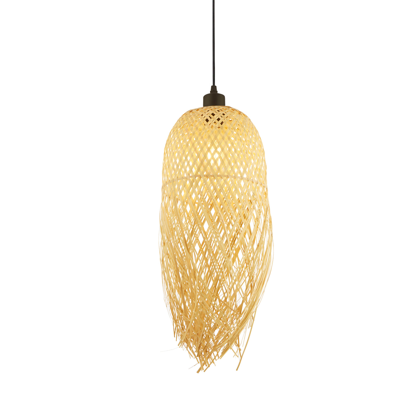 Searchlight x Bali Pendant - Bamboo