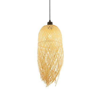 Searchlight x Bali Pendant - Bamboo