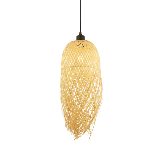 Searchlight x Bali Pendant - Bamboo