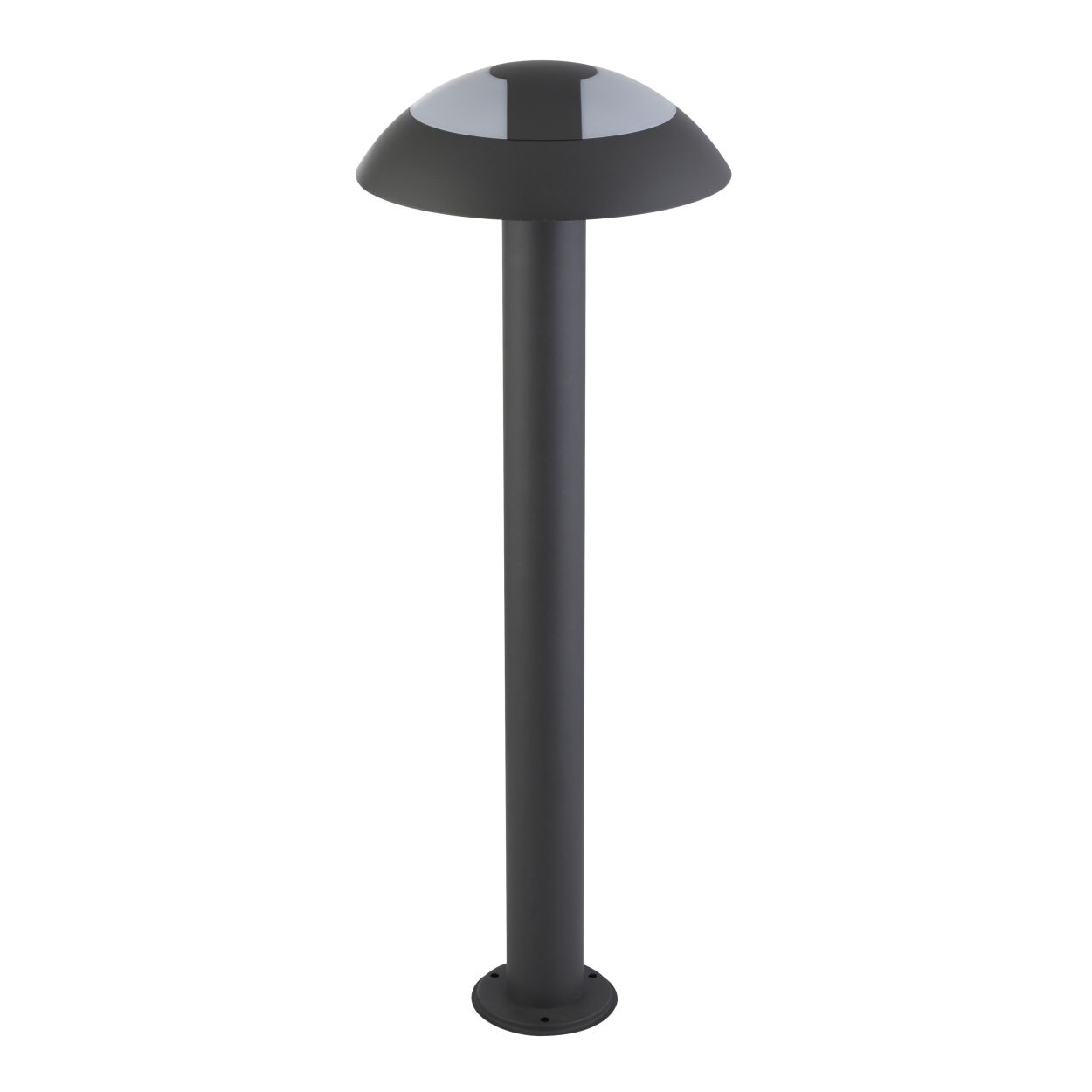 Searchlight Mushroom Buiten Post Dark Grijs & Opal Polycarbonate