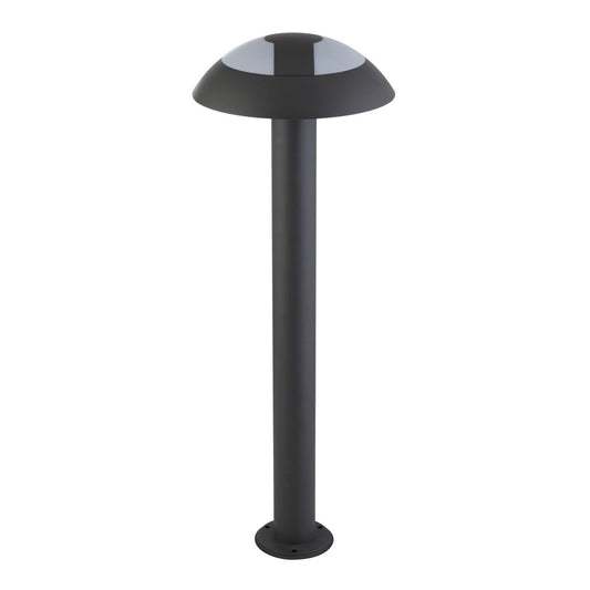 Searchlight Mushroom Buiten Post Dark Grijs & Opal Polycarbonate