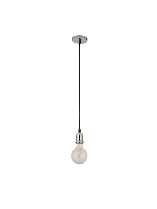 Searchlight Chroom 1Lt Cable Hanglamp