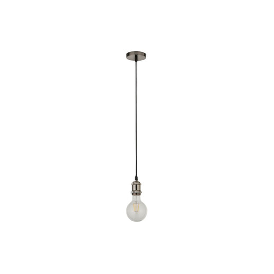 Searchlight Satin Zilver 1Lt Cable Hanglamp