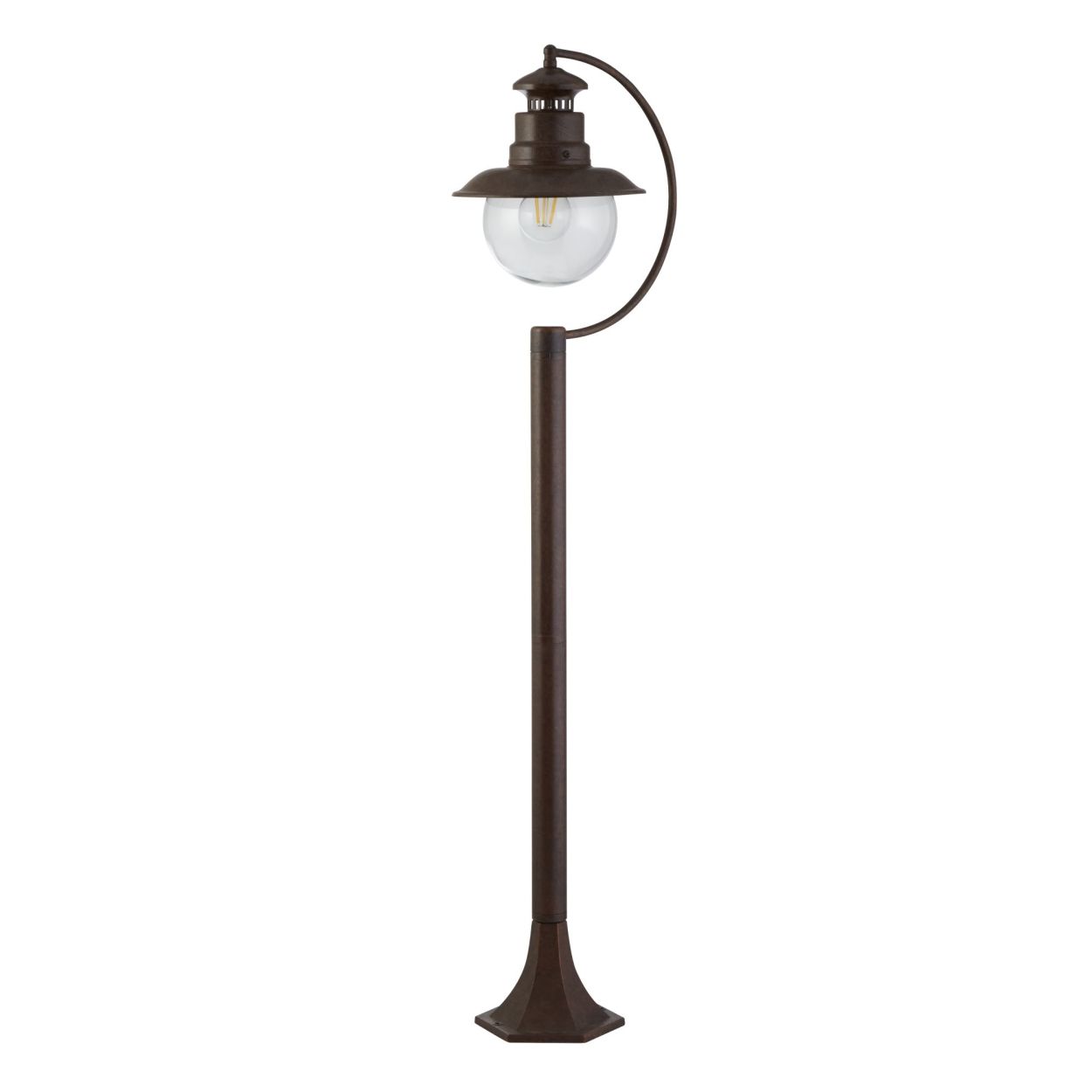 Searchlight Station Buiten Post Bruin Metaal & Helder Glas