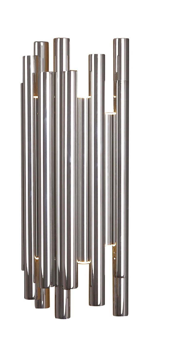 Maxlight W0186D Wandlamp Organic Chroom Dimbaar
