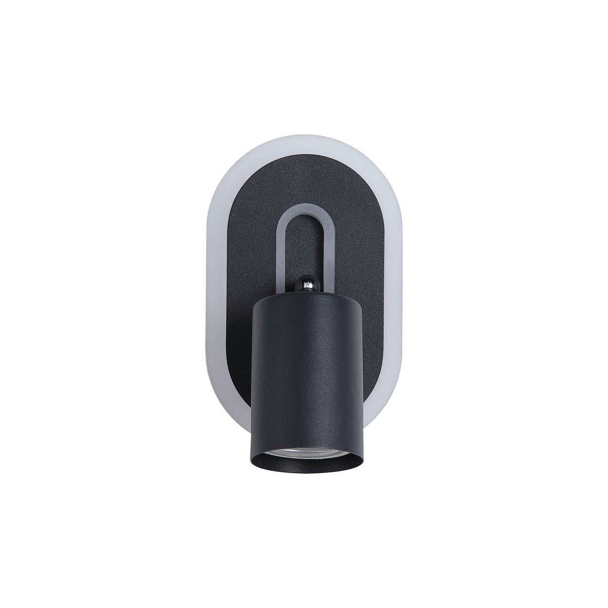 Searchlight San Diego Wandlamp, Mat Zwart Metaal