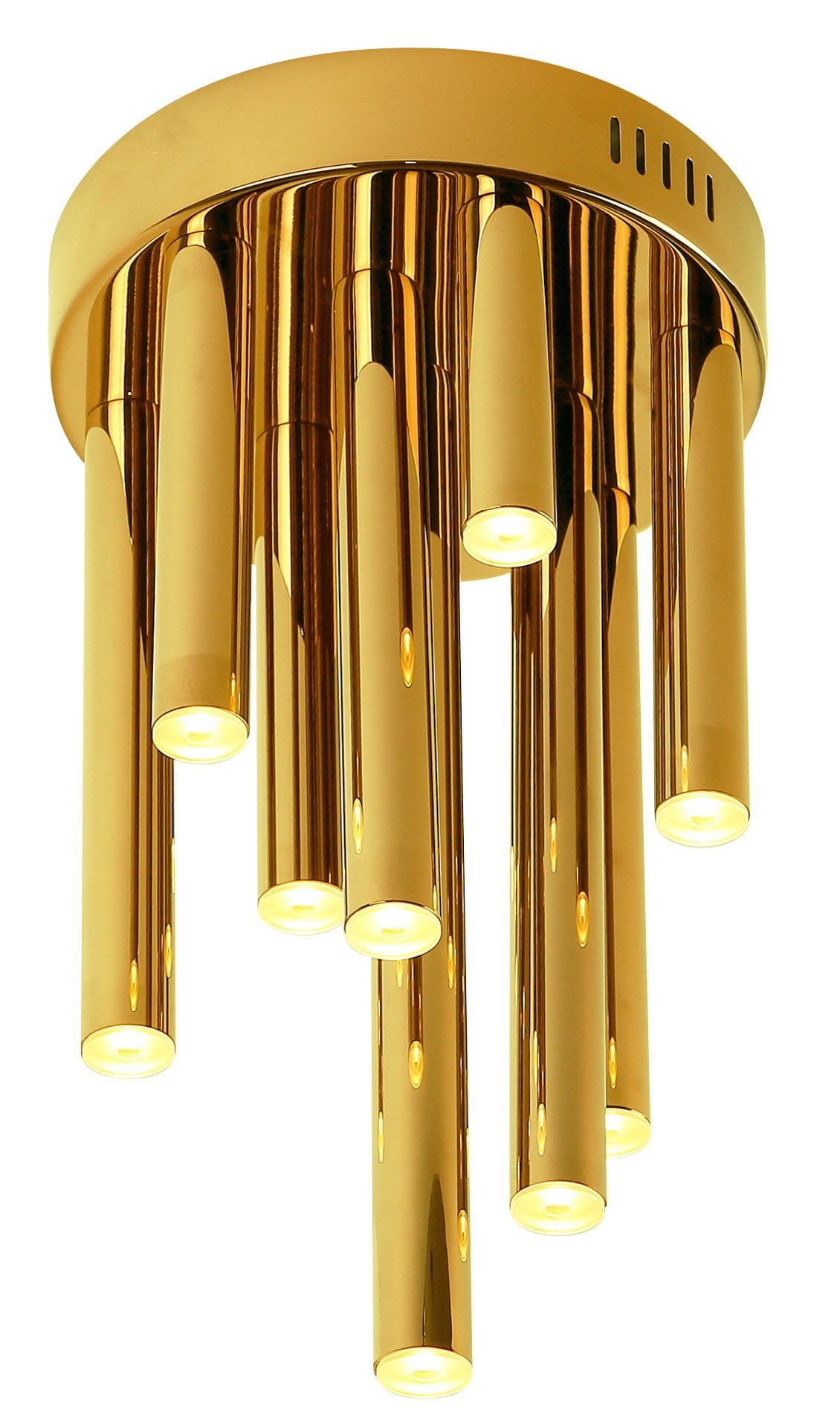 Maxlight C0197D Plafondlamp Organic Goud Klein Dimbaar