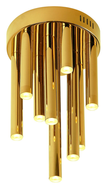 Maxlight C0197D Plafondlamp Organic Goud Klein Dimbaar