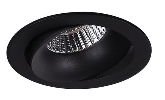 Maxlight H0099 Recessed Max Arya Schuin Zwart 8W Dimbaar
