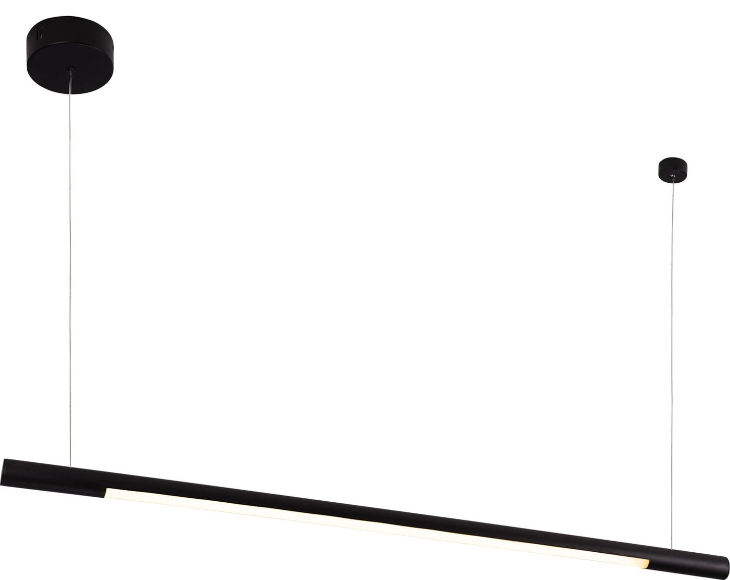 Maxlight P0354D Hanglamp Organic Horizon 100Cm Zwart Dimbaar