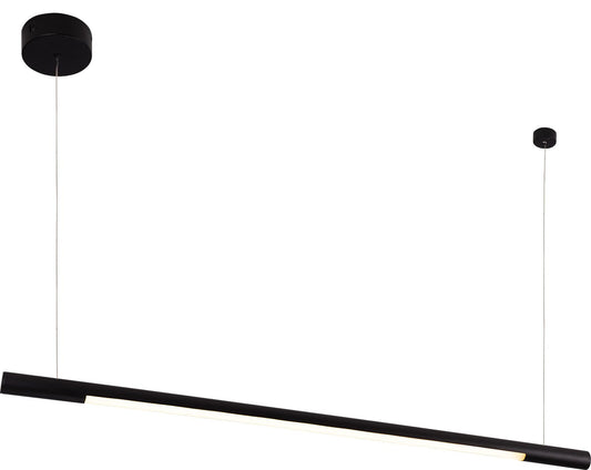 Maxlight P0354D Hanglamp Organic Horizon 100Cm Zwart Dimbaar