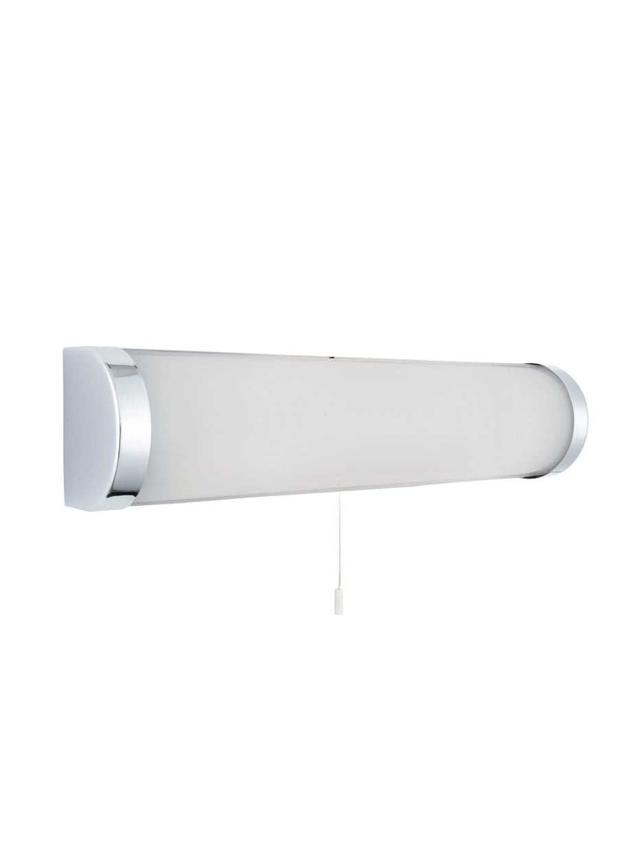 Searchlight Poplar 2Lt Wandlamp Chroom Metaal & Opal Glas