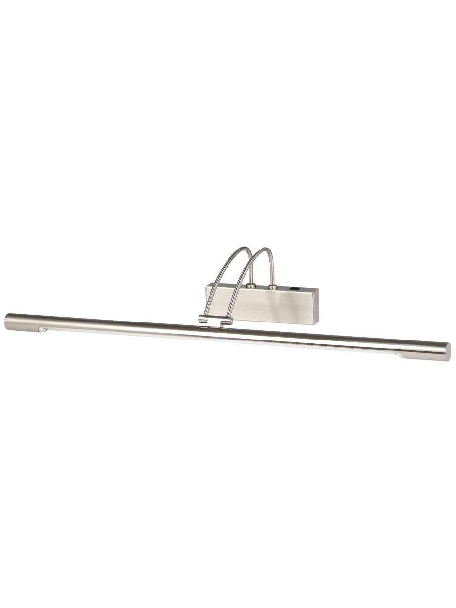 Searchlight Majorca Picture Light Satin Zilver Metaal