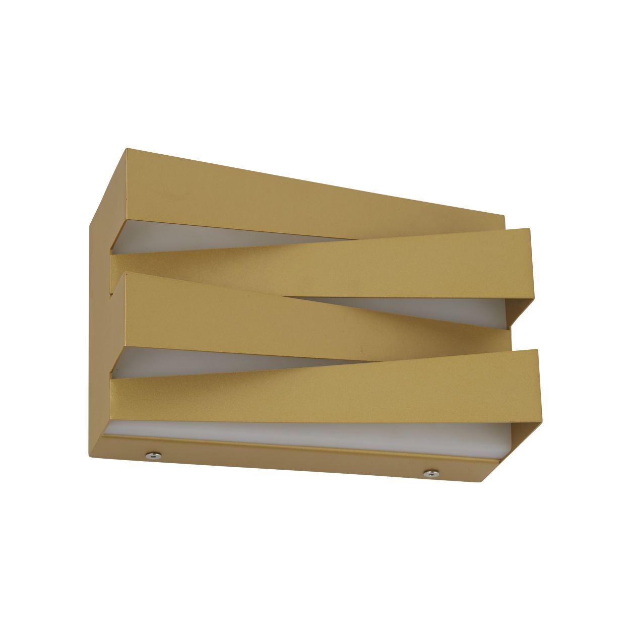 Searchlight Section LED Wandlamp, Sand Goud Metaal
