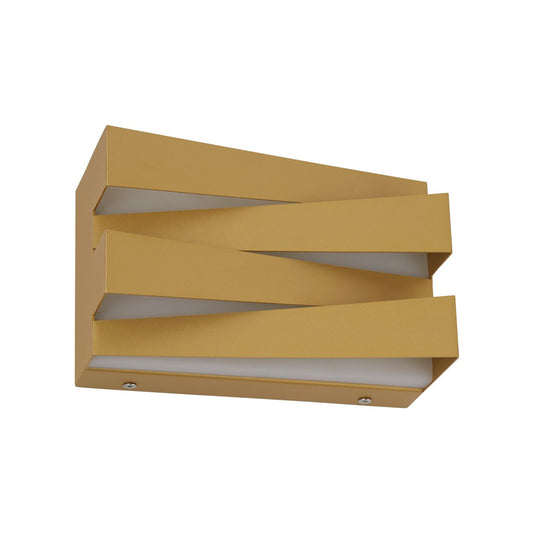 Searchlight Section LED Wandlamp, Sand Goud Metaal